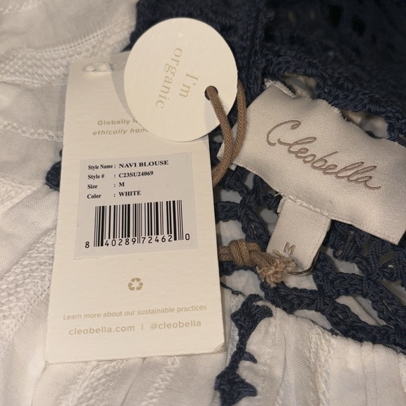 CLEOBELLA Navi Blouse  - White - NWT - Picture 13 of 13